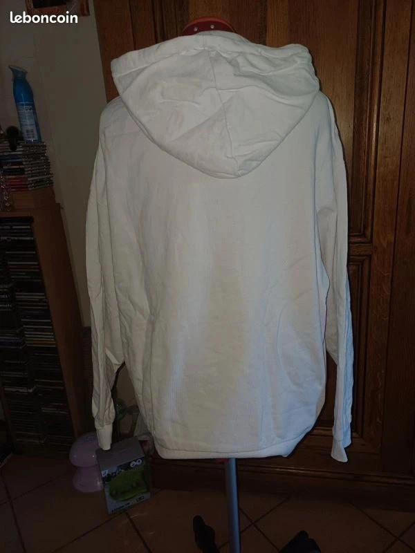 Unisex white hoodie – photo 5